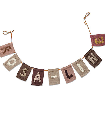 Smallstuff Strikket Bogstav - Bindestreg - Natur Alfabet Smallstuff Strikket Bogstav - Bindestreg - Natur Alfabet