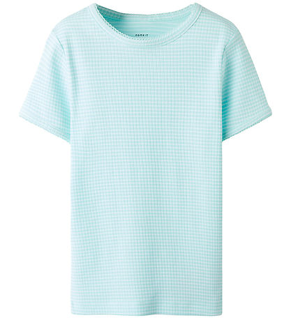 Name It T-shirt - Rib - NkfFikate - Blue Light