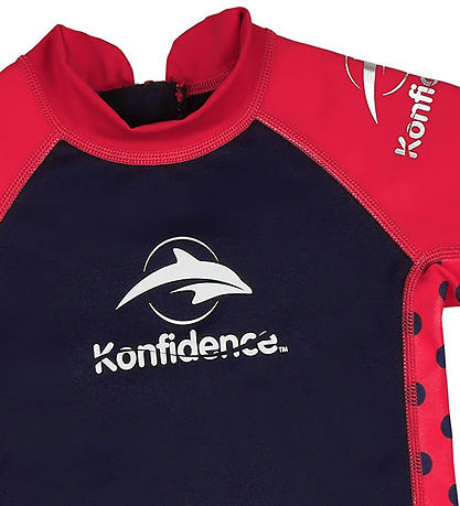 Konfidence Badeheldragt - UV50+ - Pink/Navy Konfidence Badeheldragt - UV50+ - Pink/Navy