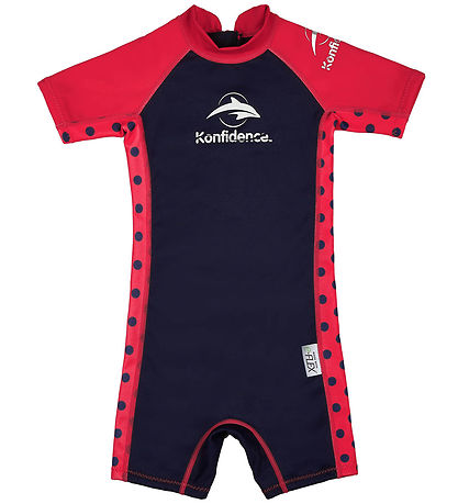 Konfidence Badeheldragt - UV50+ - Pink/Navy