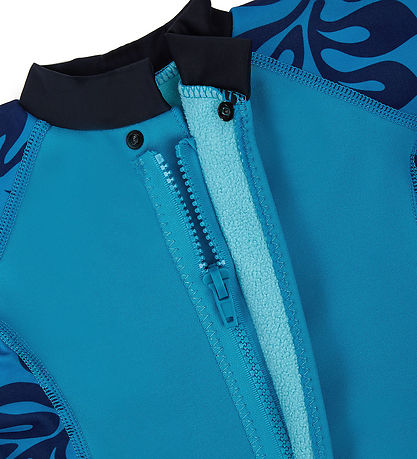 Konfidence Badeheldragt - Splashy - UV50+ - Navy/Cyan