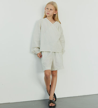 Sofie Schnoor Shorts - Zahrasy - Antique White m. Striber Sofie Schnoor Shorts - Zahrasy - Antique White m. Striber