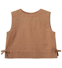 Sofie Schnoor Top - Bomuld/Hør - Ezmask - Rose Brown Sofie Schnoor Top - Bomuld/Hør - Ezmask - Rose Brown