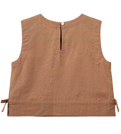 Sofie Schnoor Top - Bomuld/Hør - Ezmask - Rose Brown Sofie Schnoor Top - Bomuld/Hør - Ezmask - Rose Brown