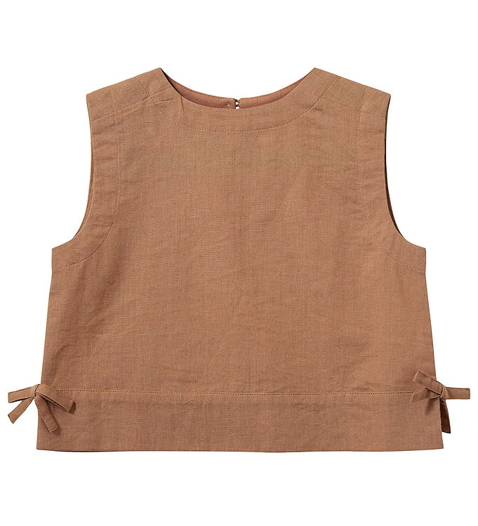 Sofie Schnoor Top - Bomuld/Hør - Ezmask - Rose Brown