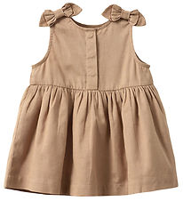Sofie Schnoor Kjole - Bomuld/Hør - Gladysb - Soft Brown Sofie Schnoor Kjole - Bomuld/Hør - Gladysb - Soft Brown
