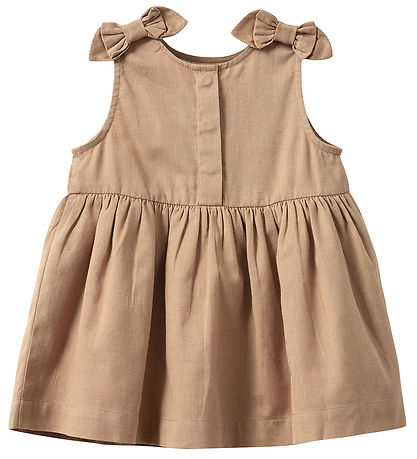 Sofie Schnoor Kjole - Bomuld/Hør - Gladysb - Soft Brown