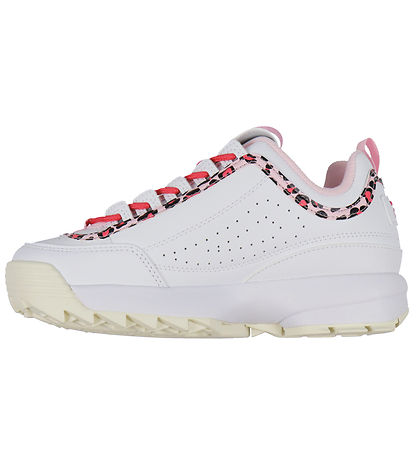 Fila Sko - Disruptor P Teens - Hvid/Leopard
