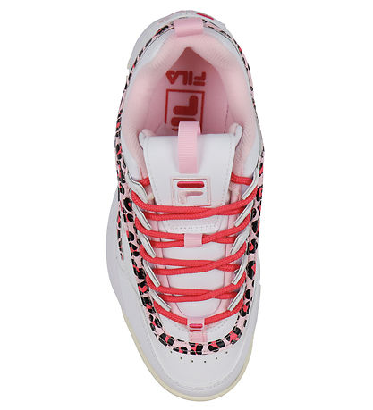 Fila Sko - Disruptor P Teens - Hvid/Leopard