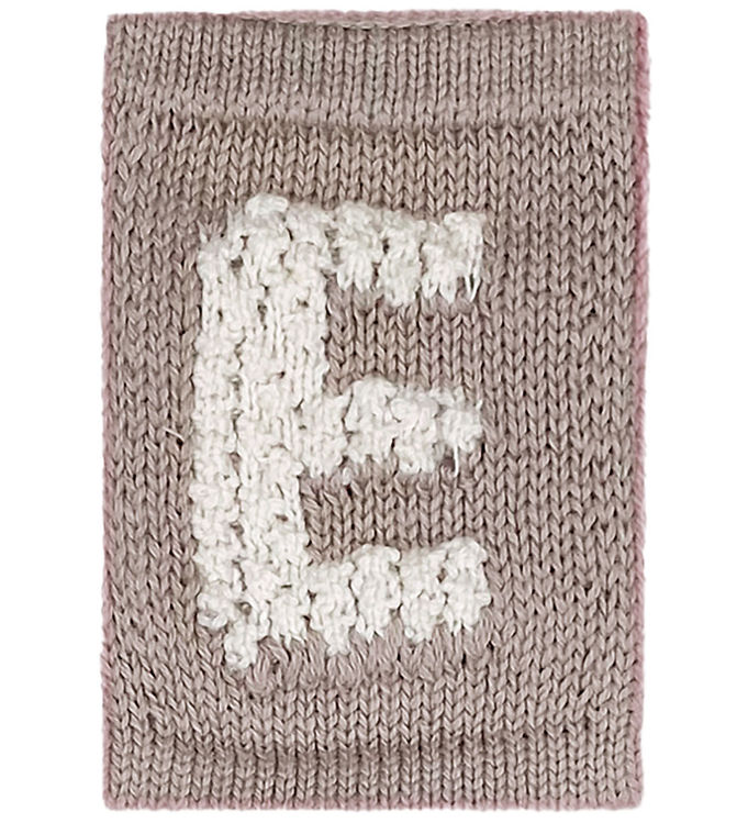 Smallstuff Strikket Bogstav - E - Natur Alfabet