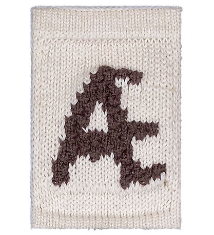 Smallstuff Strikket Bogstav - Æ - Natur Alfabet Smallstuff Strikket Bogstav - Æ - Natur Alfabet