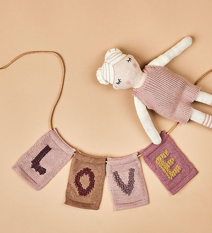 Smallstuff Strikket Bogstav - L - Rosa Alfabet