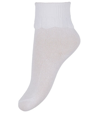 Konges Sløjd Strømper - 3-pak - Frill - Sand/Optic White/Raspber Konges Sløjd Strømper - 3-pak - Frill - Sand/Optic White/Raspber