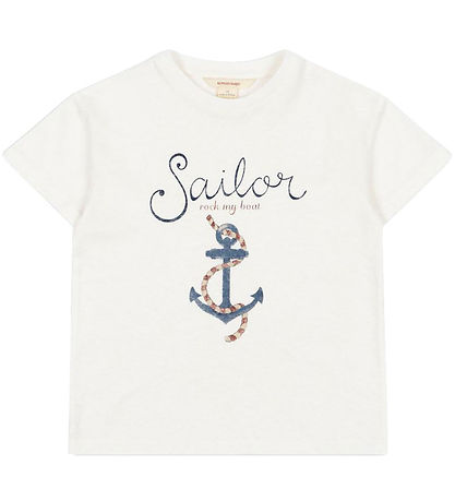 Konges Sløjd T-shirt - Era - Off White/Sailor
