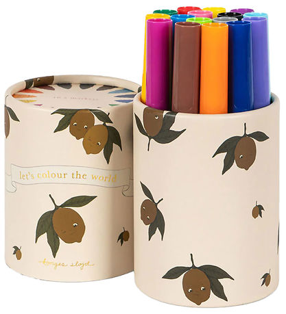 Konges Sløjd Tuscher - My Little Maker Set - 16 stk. - Lemon Konges Sløjd Tuscher - My Little Maker Set - 16 stk. - Lemon