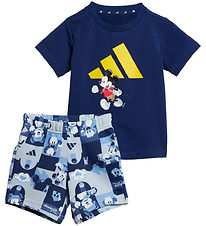 adidas Performance Shortssæt - I DY MM T - Dkblue/Creyel adidas Performance Shortssæt - I DY MM T - Dkblue/Creyel