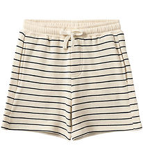Sofie Schnoor Shorts - Antique White W. Blue Sofie Schnoor Shorts - Antique White W. Blue