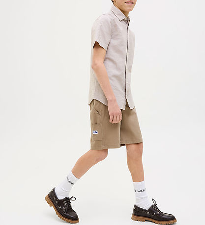 Jack & Jones Shorts - JpstTony - Elmwood/Stiching w. Dtm Jack & Jones Shorts - JpstTony - Elmwood/Stiching w. Dtm