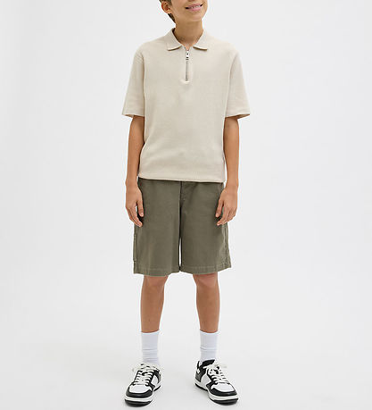 Jack & Jones Shorts - JpstTony - Dusty Olive/Stiching w. Dtm Jack & Jones Shorts - JpstTony - Dusty Olive/Stiching w. Dtm