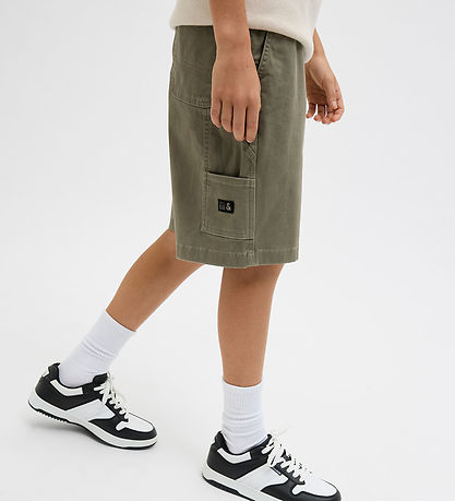 Jack & Jones Shorts - JpstTony - Dusty Olive/Stiching w. Dtm