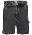 Jack & Jones Shorts - JjiTony - Black Denim Jack & Jones Shorts - JjiTony - Black Denim