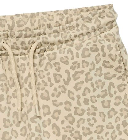 Vero Moda Girl Sweatshorts - VmBrenda - Birch/Leo Vero Moda Girl Sweatshorts - VmBrenda - Birch/Leo