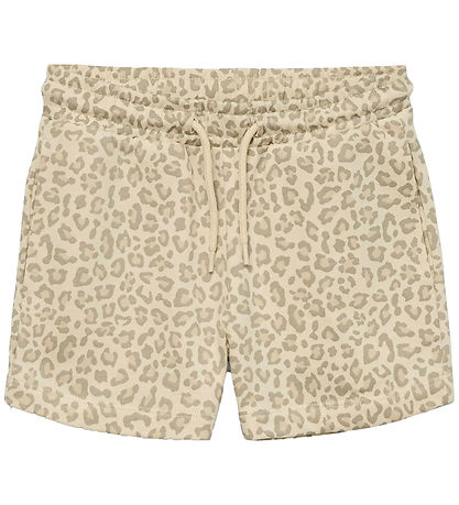 Vero Moda Girl Sweatshorts - VmBrenda - Birch/Leo Vero Moda Girl Sweatshorts - VmBrenda - Birch/Leo
