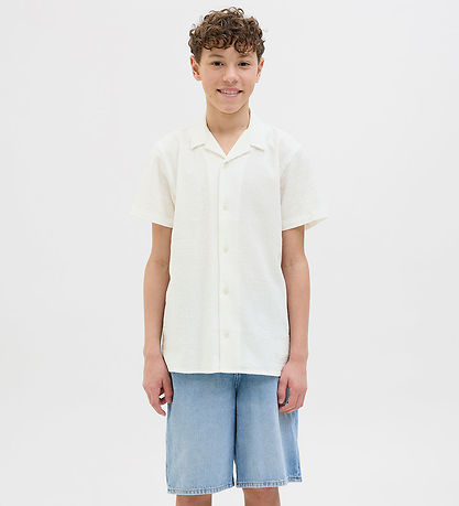Jack & Jones Skjorte - JorLuke - Cloud Dancer