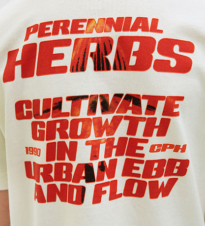 Jack & Jones T-shirt - JcoInterlude - Sweet Corn m. Tekst