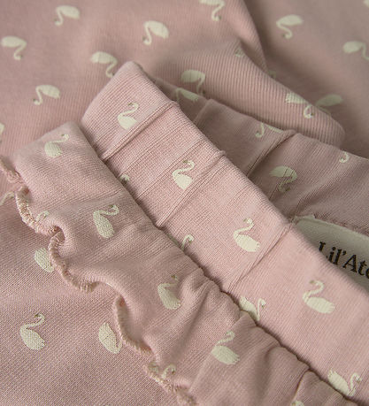 Lil' Atelier Bukser - NbfGayo - Peach Whip/Swans
