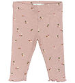 The New Siblings Leggings - Rib - TnsbOdelia - Adobe Rose m. Blo The New Siblings Leggings - Rib - TnsbOdelia - Adobe Rose m. Blo