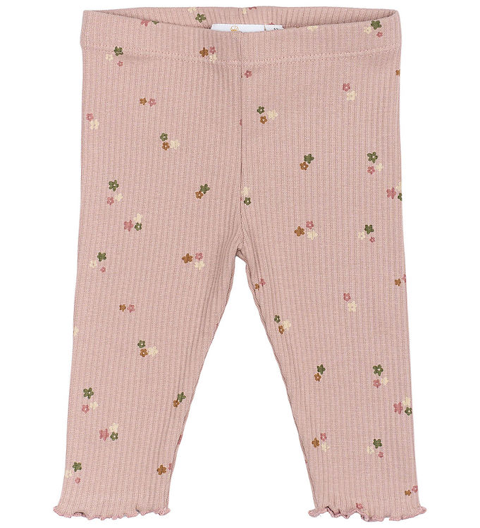 The New Siblings Leggings - Rib - TnsbOdelia - Adobe Rose m. Blo