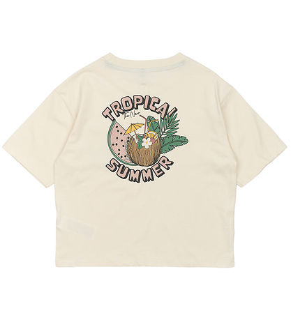 The New T-shirt - TnOleen - White Swan m. print The New T-shirt - TnOleen - White Swan m. print