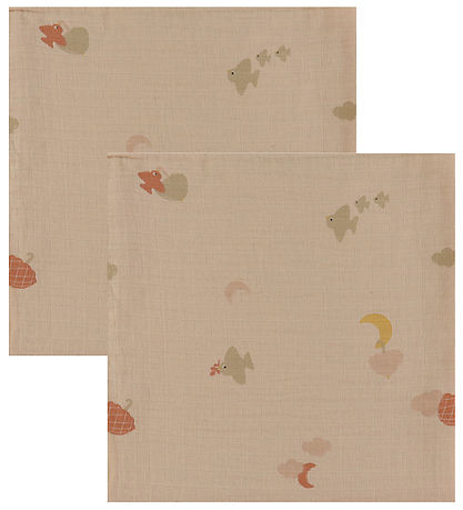 Moonboon Stofbleer - Musselin - 2-pak - Over The Moon Moonboon Stofbleer - Musselin - 2-pak - Over The Moon