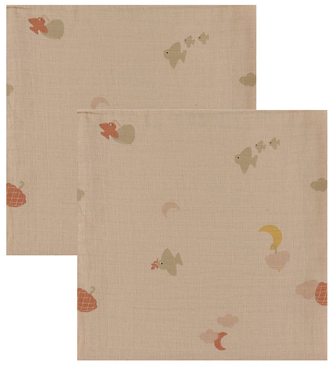 Moonboon Stofbleer - Musselin - 2-pak - Over The Moon