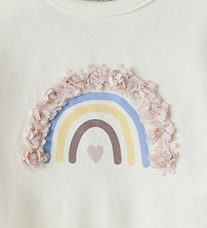 Name It T-shirt - NbfFines - 2-pak - Cloud Dancer/Light Lila Name It T-shirt - NbfFines - 2-pak - Cloud Dancer/Light Lila