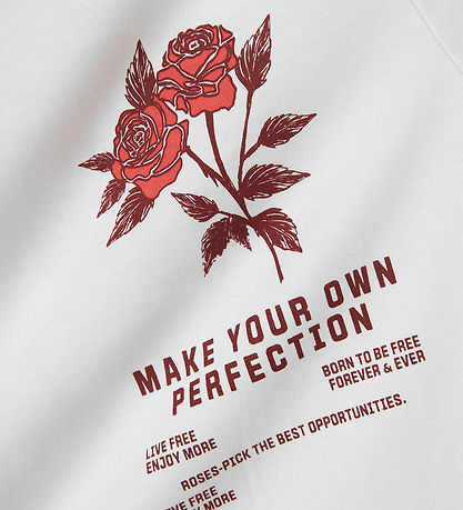 Name It T-shirt - NkfHominu - Bright White/Wild Heart