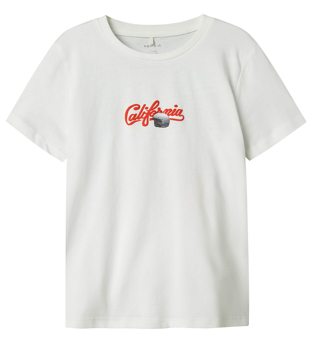 Name It T-Shirt - NkmHort - Bright White - Name It - 6 Jahre (116) - T-Shirts