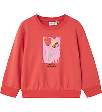 Name It Sweatshirt - NmfFatima - Spiced Coral Name It Sweatshirt - NmfFatima - Spiced Coral