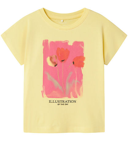 Name It T-shirt - NmfFabiola - Lemon Meringue