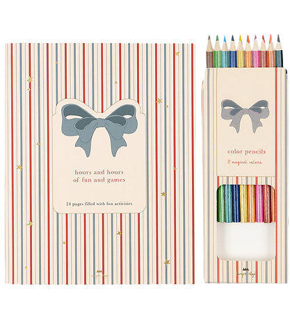 Konges Sløjd Aktivitetsbog m. Farveblyanter - Multi Konges Sløjd Aktivitetsbog m. Farveblyanter - Multi