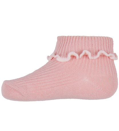 Konges Sløjd Strømper - 2-pak - Rib - Rose/Off White