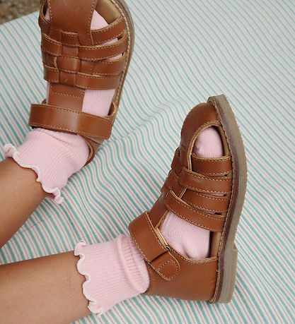 Konges Sløjd Strømper - 2-pak - Rib - Rose/Off White