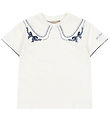 Konges Sløjd T-shirt - Era - Off White/Bow Collar Konges Sløjd T-shirt - Era - Off White/Bow Collar