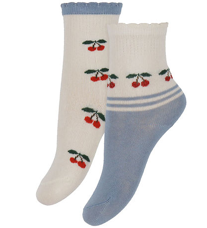 Konges Sløjd Strømper - 2-pak - Cherry Mix Konges Sløjd Strømper - 2-pak - Cherry Mix