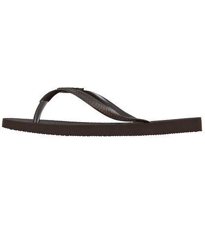 Havaianas Klipklapper - Slim Logo Metallic - Dark Brown