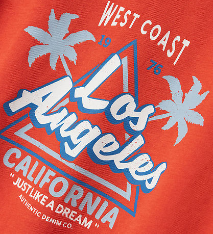 Name It T-shirt - NmmVagno - Paprika/LA