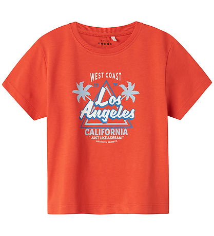 Name It T-shirt - NmmVagno - Paprika/LA Name It T-shirt - NmmVagno - Paprika/LA