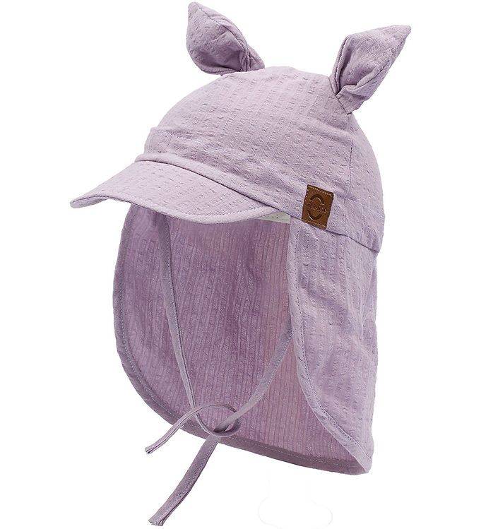Mikk-Line Legionærhat - Long Neck - UV50+ - Lavender Aura m. Øre