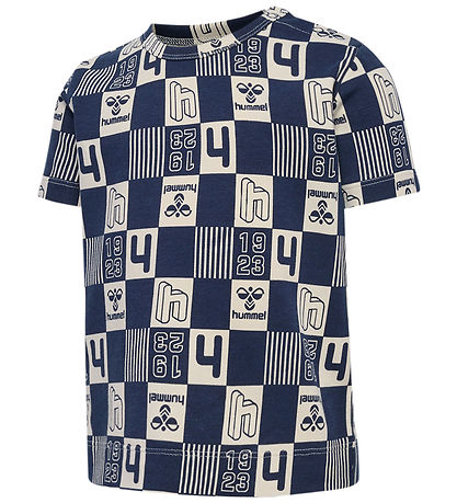 Hummel T-shirt - hmlJanus - Black Iris Hummel T-shirt - hmlJanus - Black Iris